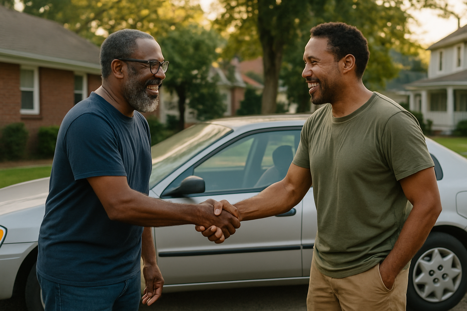 Vehicle donation moment in Norfolk